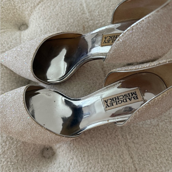 Badgley Mischka Sparkling Ivory High-Heel shoes - Picture 3 of 10